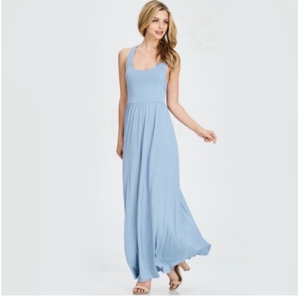 Blue Maxi Dress - Picture 4 of 7